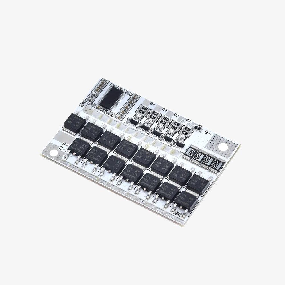 White 4S 100A LiFePO4 Lithium Battery Protection Balance Charging